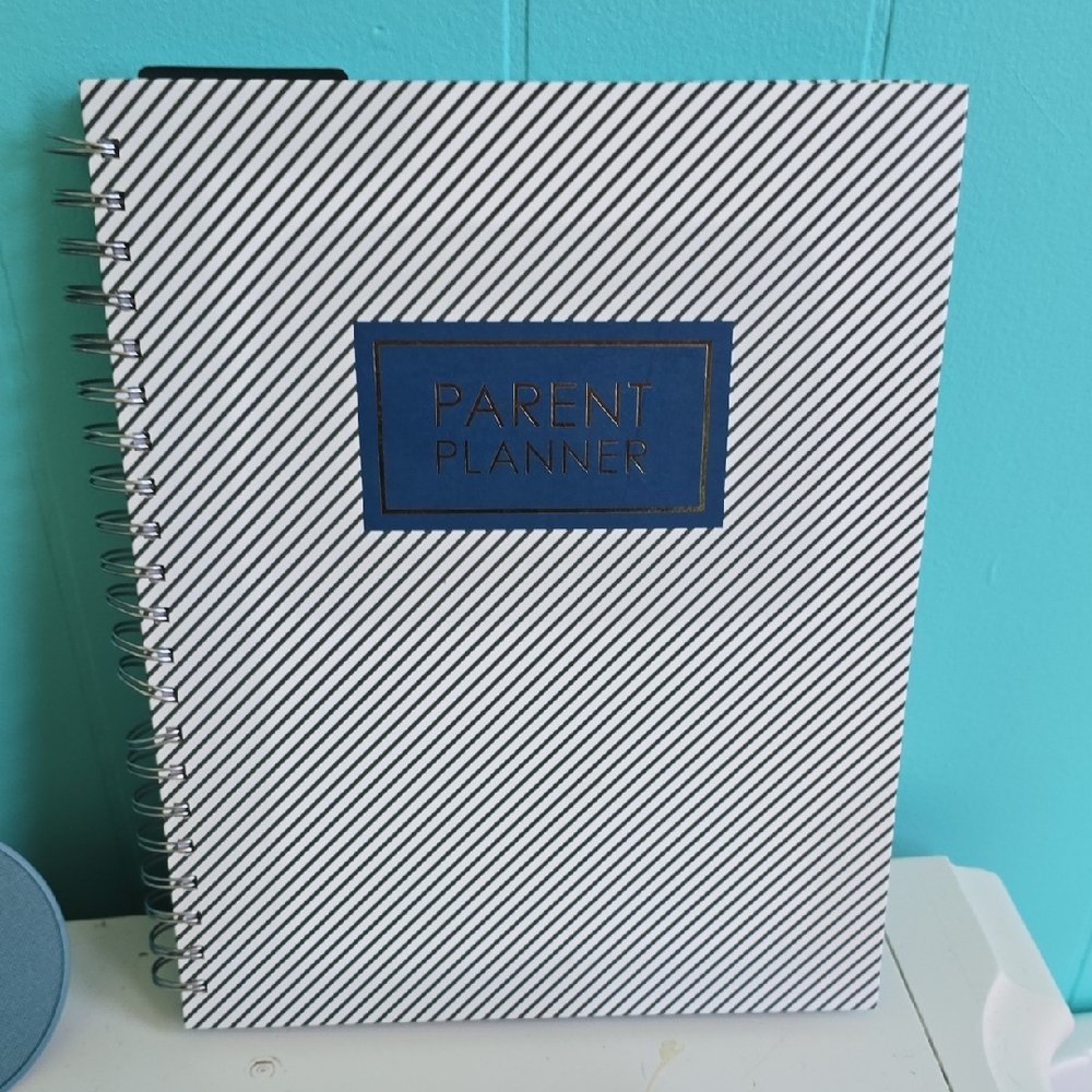 Blue and White Office Planner with Professional Design